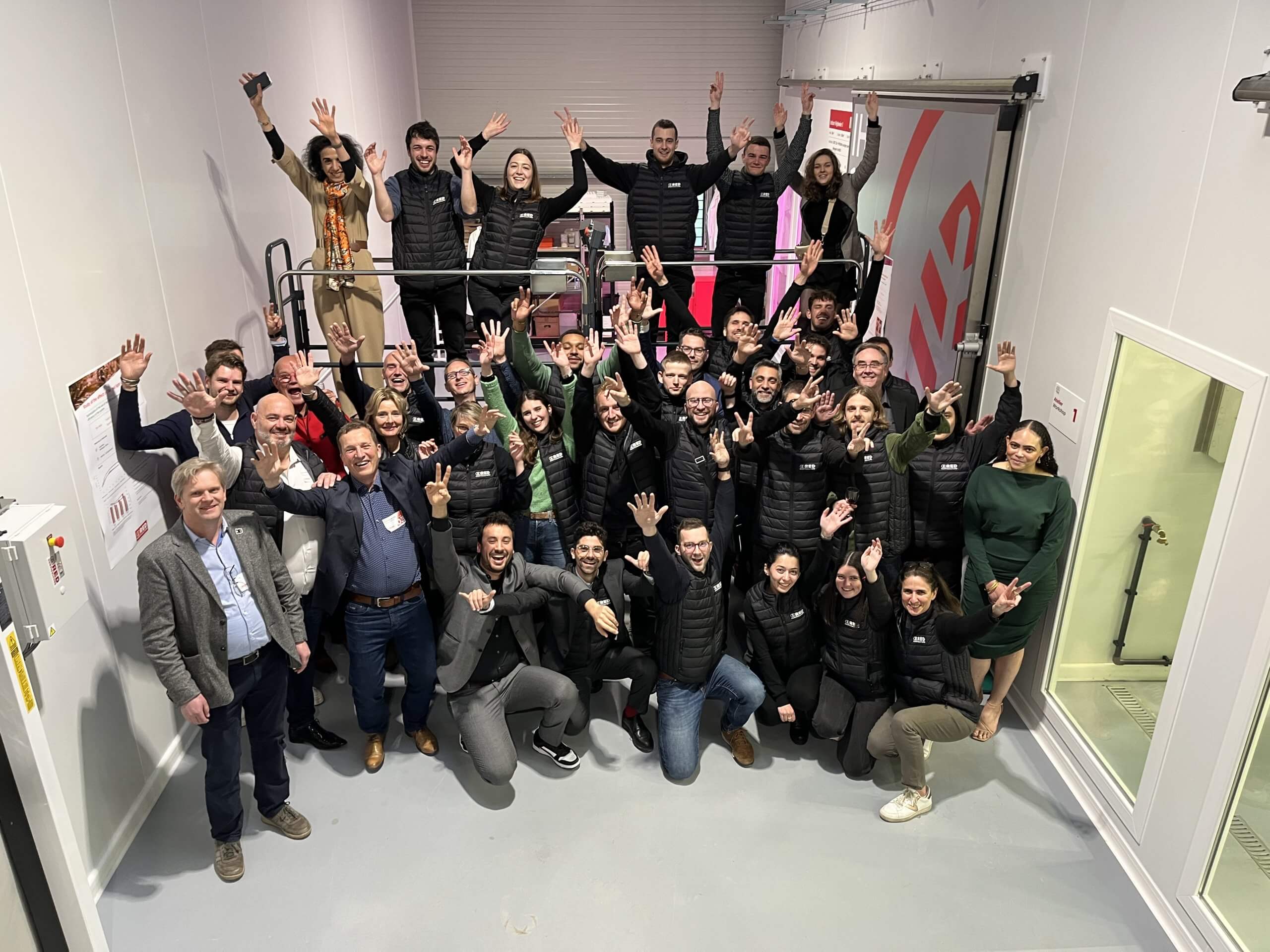 RED Horticulture team at photobiology and agronomic research center PARC in Nantes